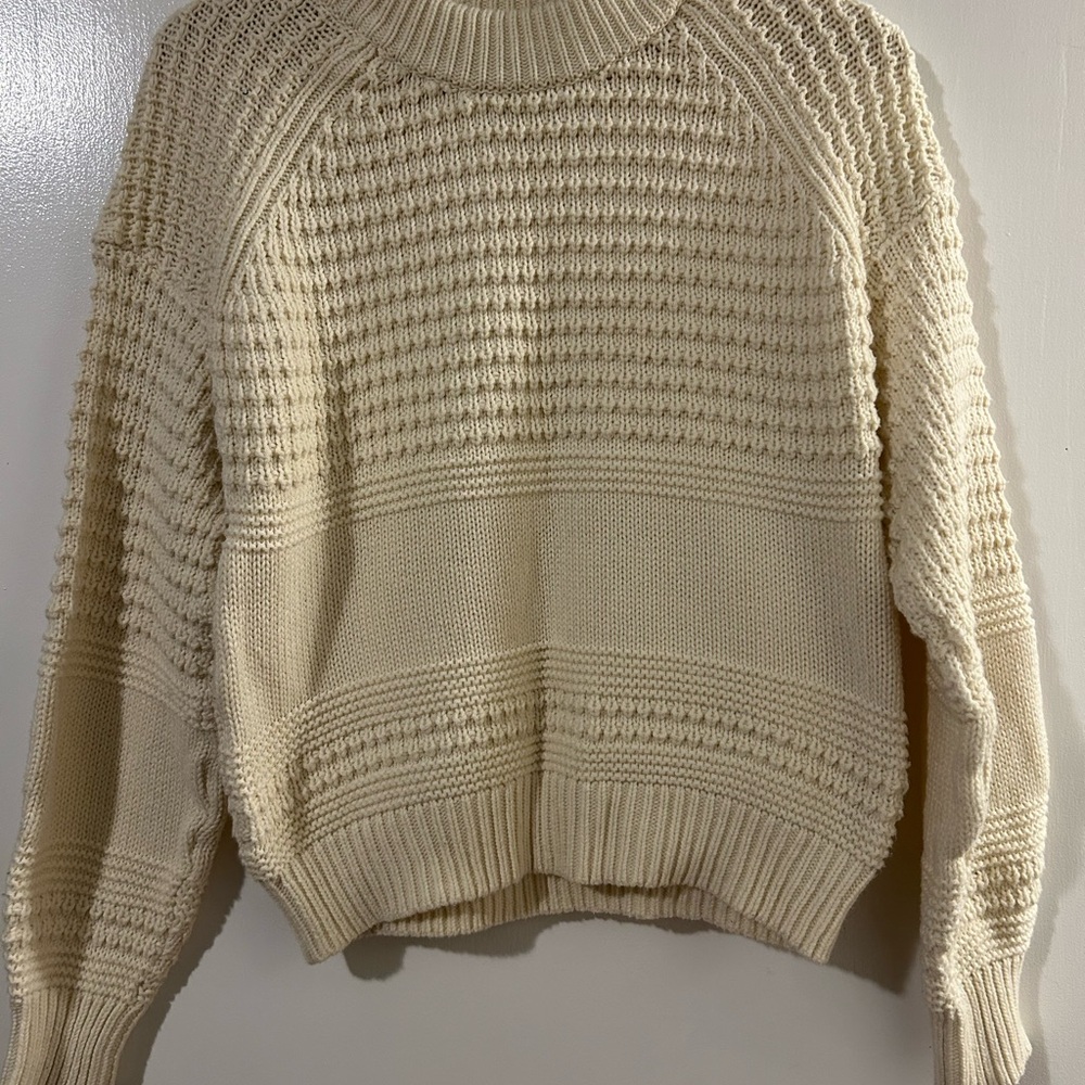 Universal Thread Cream Turtleneck Sweater